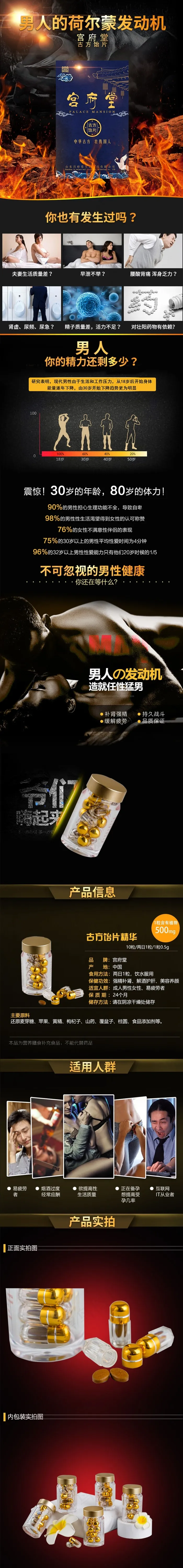 男性补肾产品详细psd模版下载