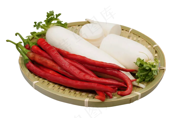 一盘蔬菜食材(2926*2000px 300 dpi )