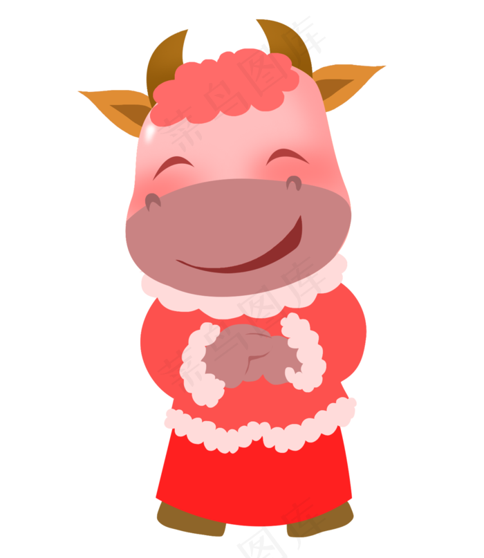 2021牛年过年小牛