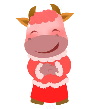 2021牛年过年小牛