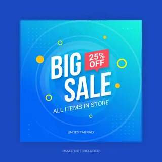 孟菲斯风格的大减价横幅banner