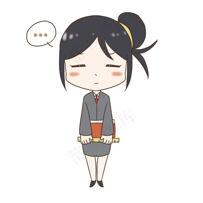 老师想事情表情包(3000X3000(DPI:300))psd模版下载