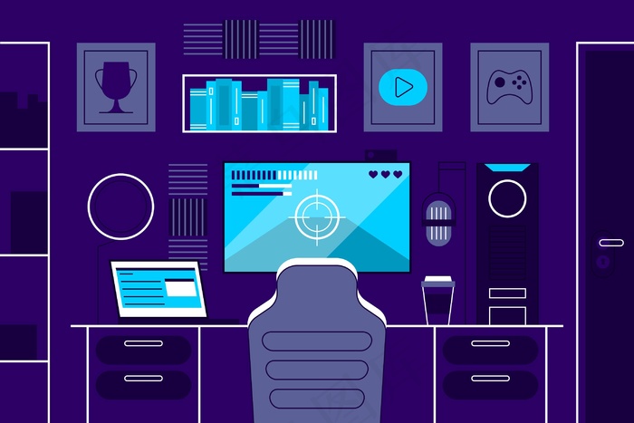 平面设计游戏室