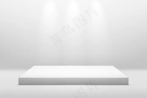 白色讲台,用于在现代房间背景上展示或展示概念,带照明 白色讲台,用于在现代房间背景上展示或展示概念,带照明
