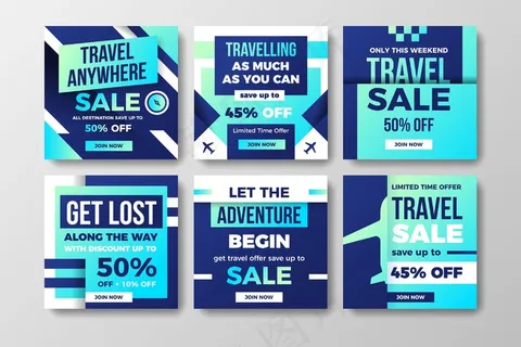 旅游销售模板集