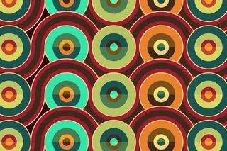 几何凹槽无缝图案纹理