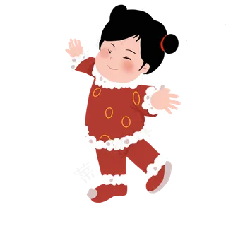 新年元旦春节福娃