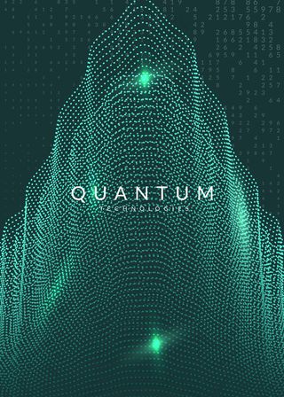 抽象技术视觉。数字技术背景。面向行业的人工智能、深度学习和大数据概念