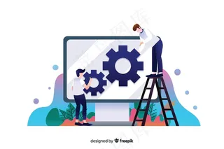 平面设计网站设置概念与字符