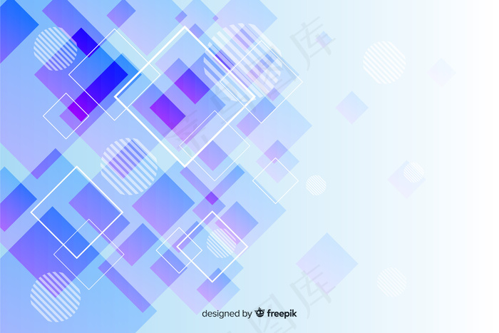 几何图形集合背景