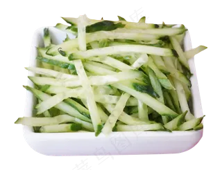 新鲜切丝黄瓜