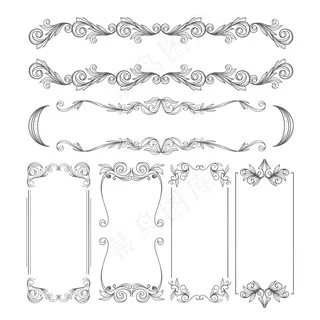 复古装饰框套装