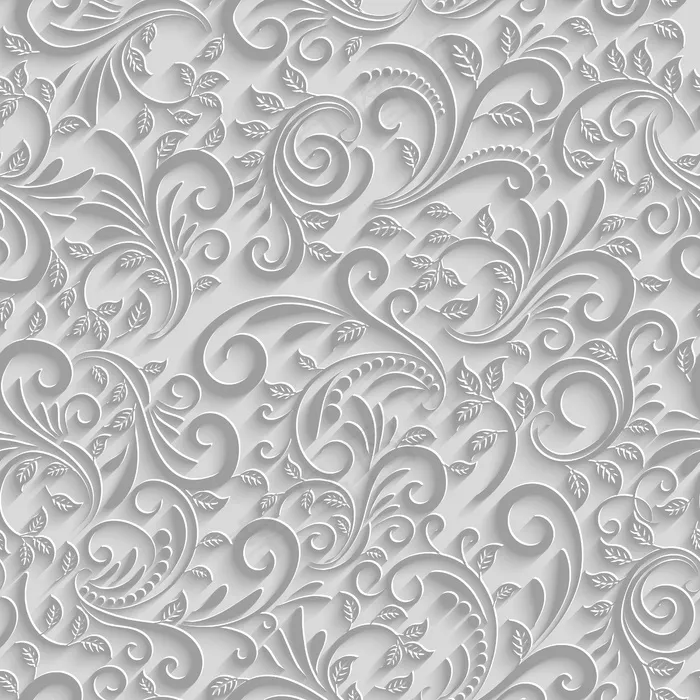 纸3d花卉无缝图案，矢量纸背景eps,ai矢量模版下载