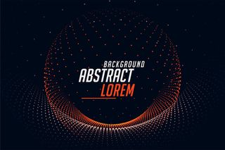 时尚的半色调点图案抽象背景