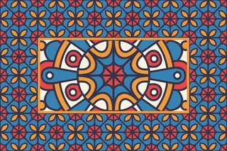 带有几何元素的简单背景