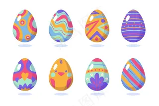 手绘复活节彩蛋系列