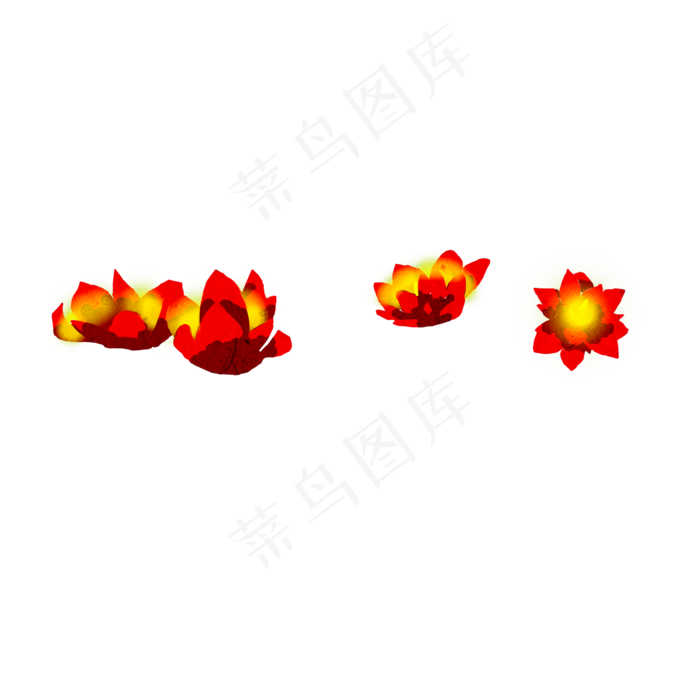 中元节荷花灯莲花灯(2000X2000(DPI:72))psd模版下载