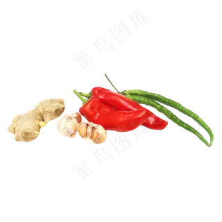 辣椒大蒜生姜组合