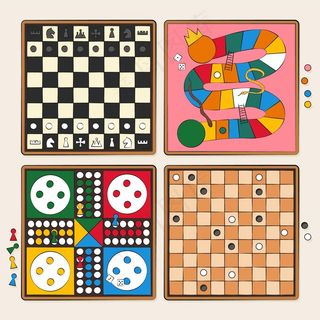 棋盘游戏插图集