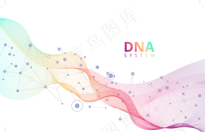 与 dna 分子基因系统医学遗传生物技术化学生物学的白色抽象背景eps,ai矢量模版下载