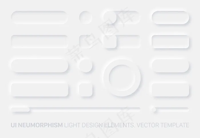 中性设计元素eps,ai矢量模版下载