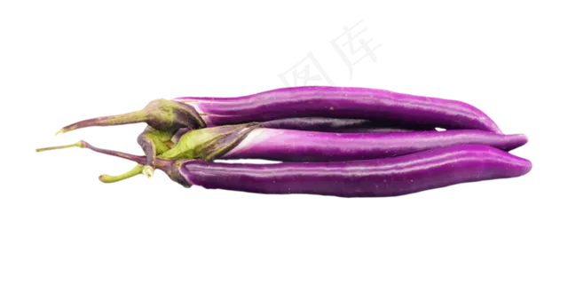 紫色长茄子蔬菜