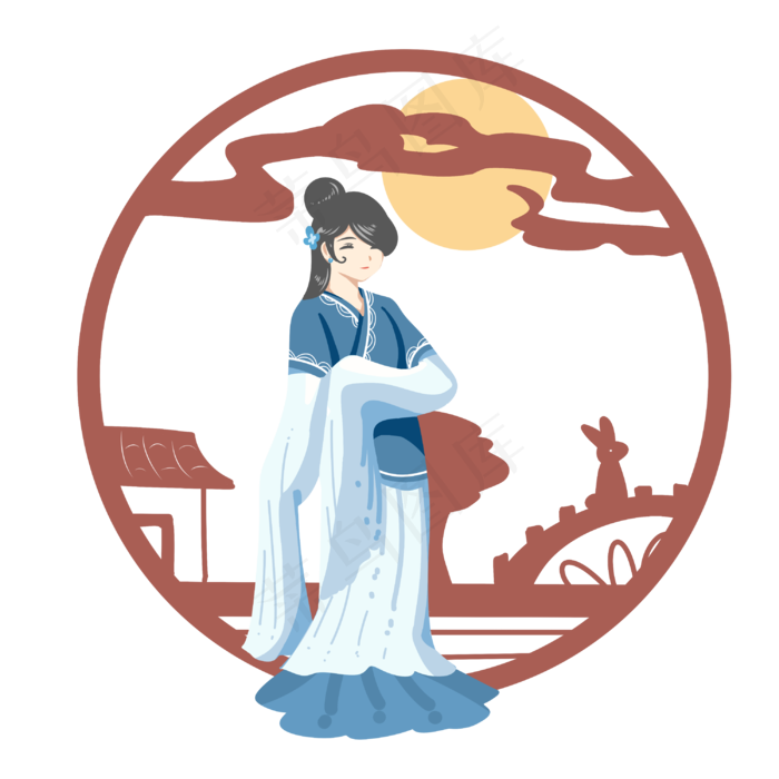 中秋节嫦娥人物
