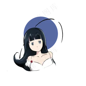 七夕情人节卡通手绘简约可爱情侣