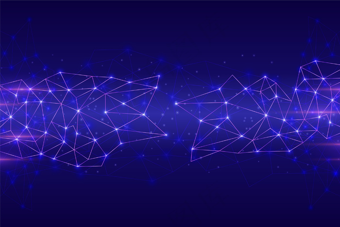 未来网络电路连接背景