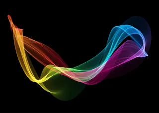 抽象背景，彩虹色流程设计