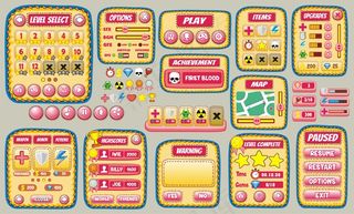 面向手机app移动应用的平台游戏用户界面