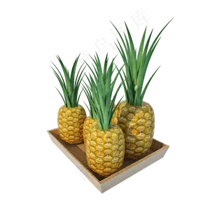仿真凤梨png图