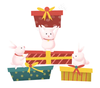 中秋节节日中秋佳节兔子月兔礼物