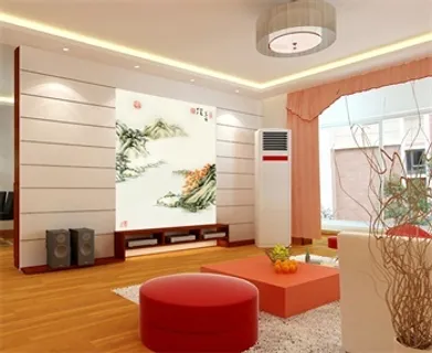 电视墙背景画效果图片