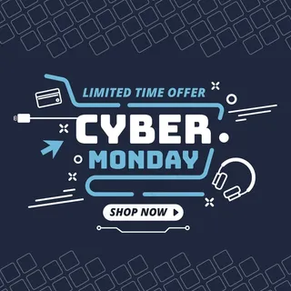 平面设计网络星期一横幅banner