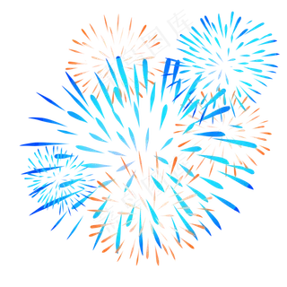 新年烟花四射 新年烟花四射