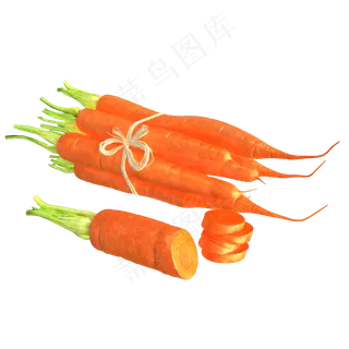 立体蔬菜胡萝卜