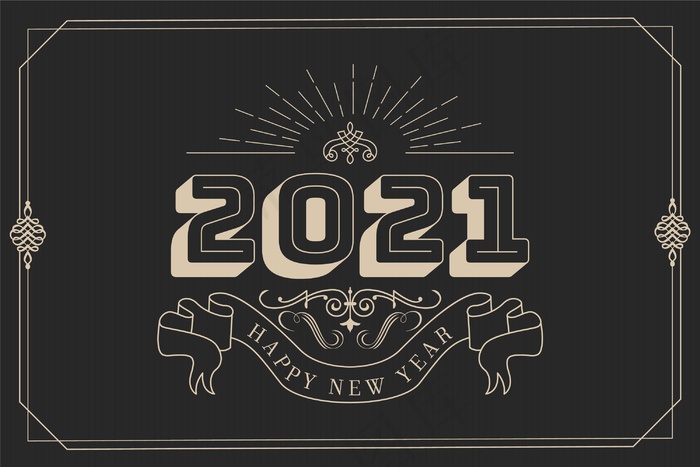 2021年年份背景eps,ai矢量模版下载
