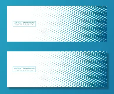 抽象的蓝白相间的条幅背景