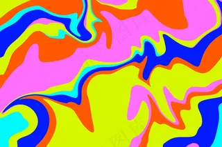 鲜艳的色彩迷幻的背景