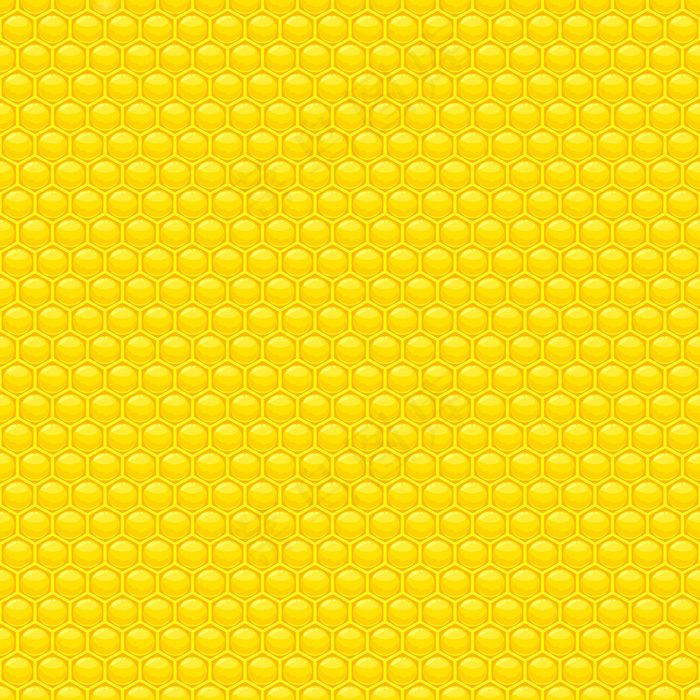 蜂蜜无缝图案插图