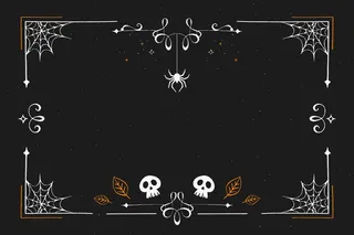 平面设计万圣节框架