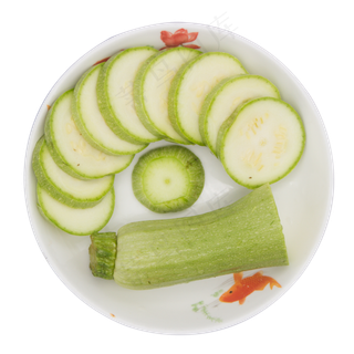 绿色西葫芦配菜