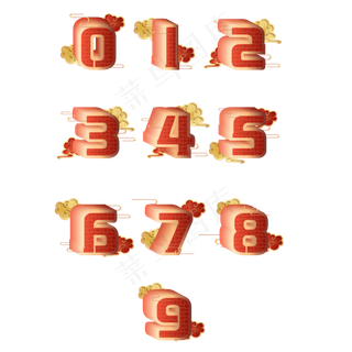 国潮跨年倒计时套图