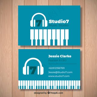 现代音乐工作室名片
