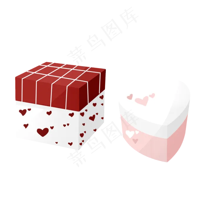 七夕情人节礼盒(2480X2480(DPI:299))psd模版下载