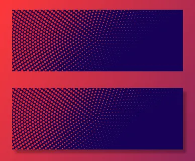 抽象彩色半色调横幅banner 抽象彩色半色调横幅banner