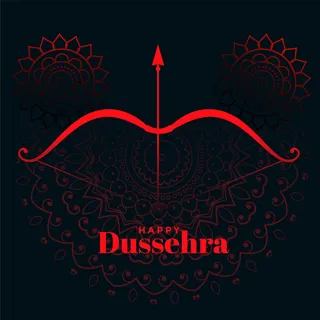 快乐杜塞赫拉装饰节祝福卡设计