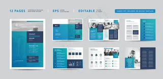 公司业务项目建议书设计|年度报告及公司宣传册|手册及目录设计
