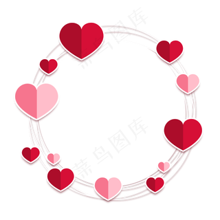 红色爱心边框2